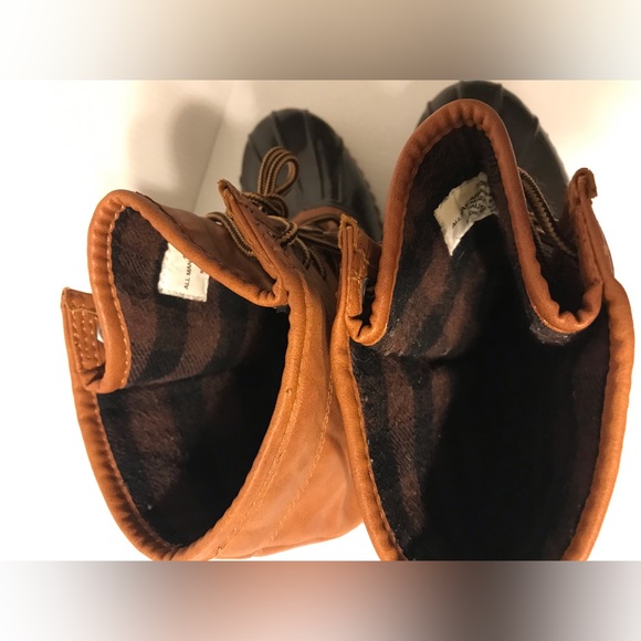 The Original duck boot Arianna winter snow rain mid calf boot women size 7.5 M - Picture 8 of 10